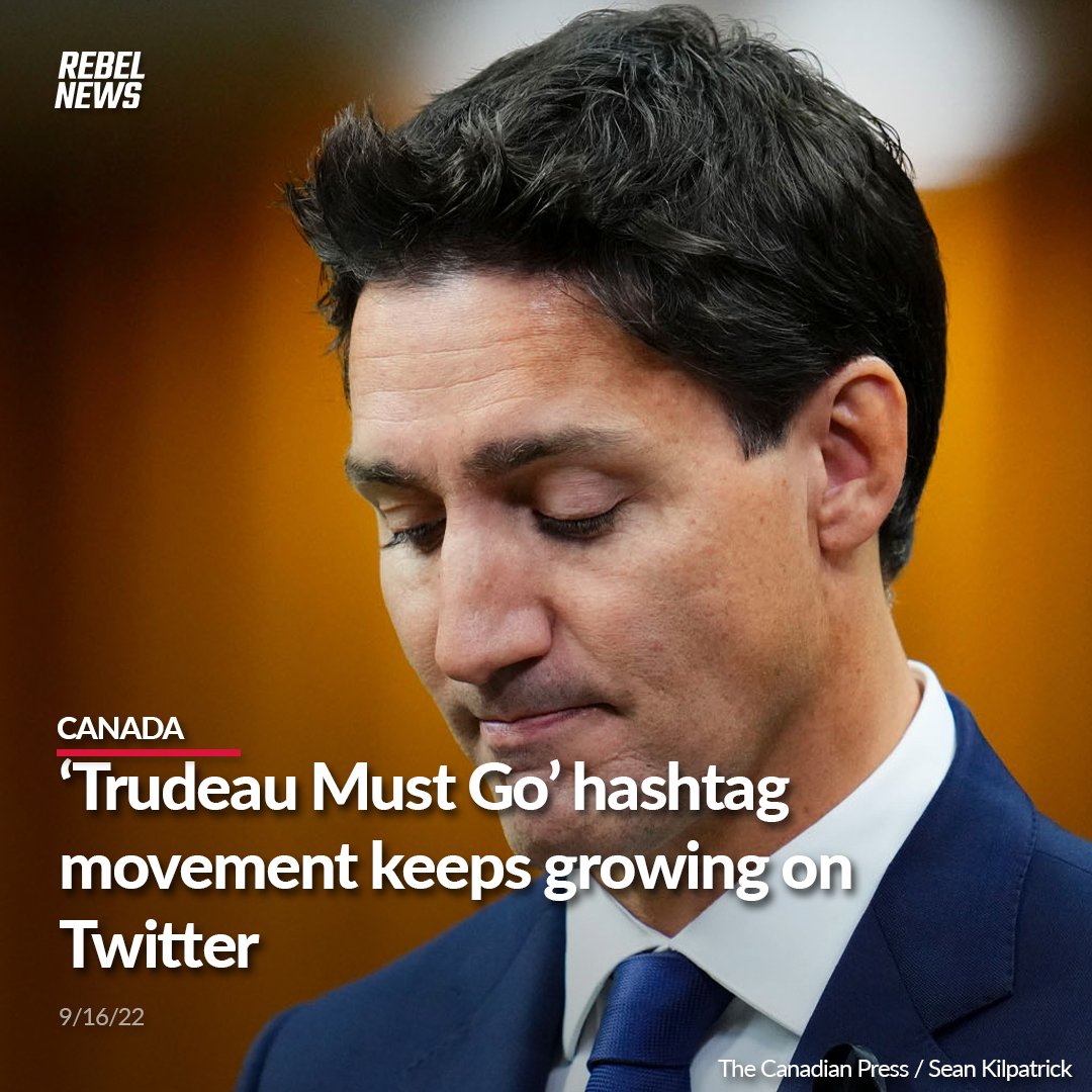 A new trend has emerged on Twitter recently. Olympians, politicians and everyday Canadians are sharing their displeasure with the prime minister online, along with the tag #TrudeauMustGo.

MORE: rebelne.ws/3dlYRm0