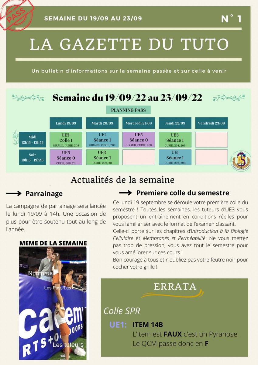 Association du Tutorat Santé de Montpellier tweet media