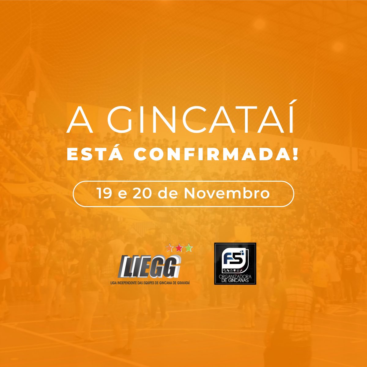 A GINCATAÍ ESTÁ CONFIRMADA!🔥

Aguardamos todos os integrantes, simpatizantes e apoios para fazerem de 2022 o melhor ano de todos! ✨

@F5Organizadora