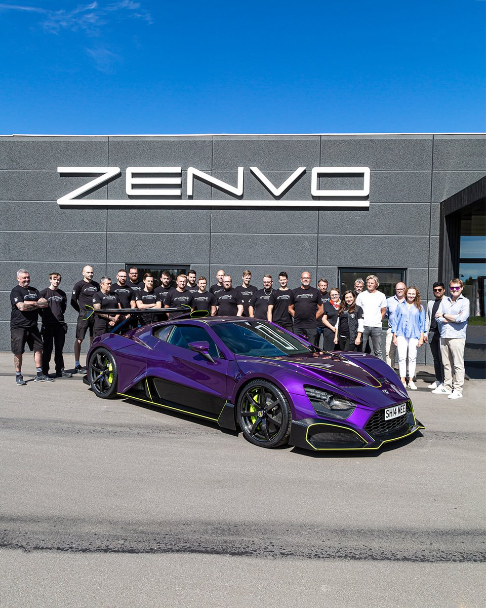 TSR-S chassis 04. @Shmee150’s first hypercar and the latest chapter in our history. Each car that leaves the factory is a proud moment for the entire team in Denmark... and by the way happy birthday, Tim! #ZenvoFamily #TSRS #hypercar #danishdesign #Zenvo