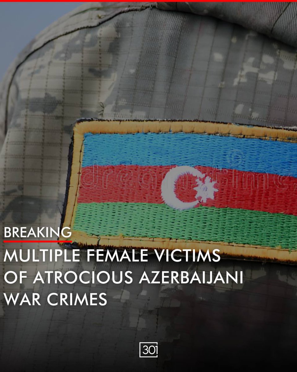301arm's tweet photo. Former Ombudsman of Armenia, Arman Tatoyan, confirms there has now been at least three cases of atrocious war crimes against multiple female Armenians including two servicewomen &amp; a nurse since Sept 13.

Their identities have not been confirmed by Armenian governmental officials. https://t.co/HCwKQ5kfEl