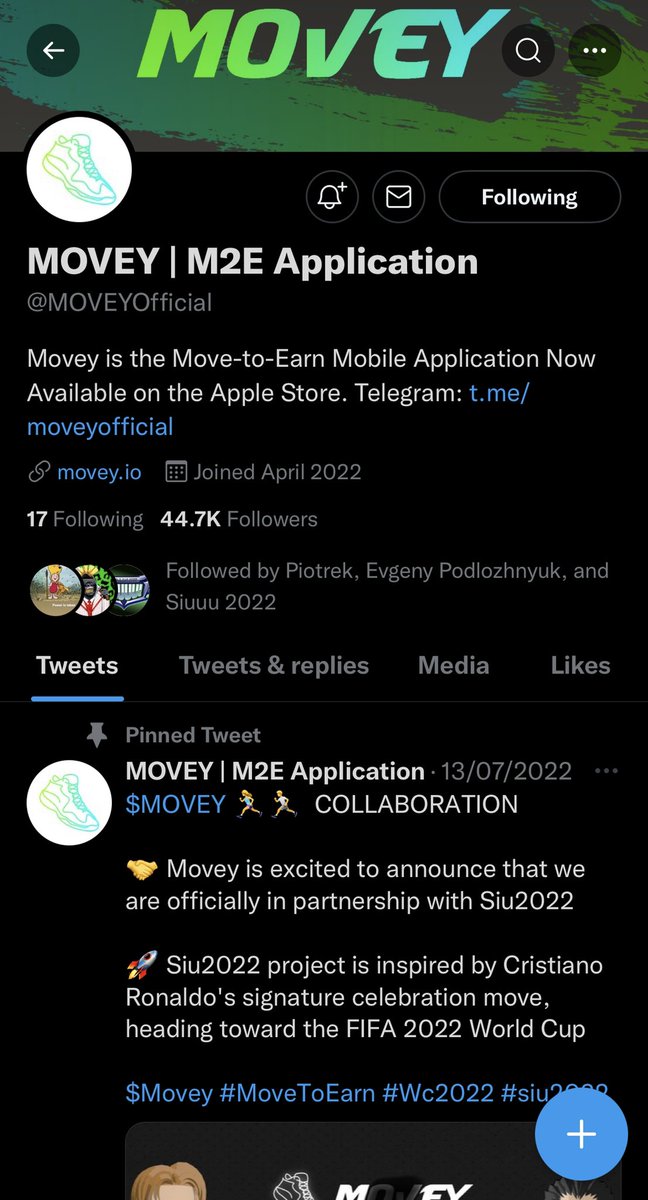 vandertrip_uk's tweet photo. Haven’t check for a while and did just now.I was as removed from TG groups. It’s about scammers from @MOVEYOfficial and @SiuuuBSC They just don’t give a fuck! 😂 Scammed people on 2 projects. Someone should have a look in to that #scam #cryptoscam #m2e #stepn #movey #siuuu https://t.co/NMXrMv2KLB