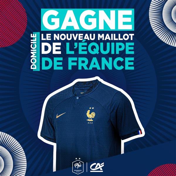 🎁 À GAGNER :

👕 Le NOUVEAU maillot domicile de l’équipe de France 🇫🇷
 
🔁 RT + FOLLOW <a href="/tousuncotefoot/">OnaTousunCôtéFoot ⚽️</a> pour participer
 
🍀 Tirage au sort jeudi 22 septembre.