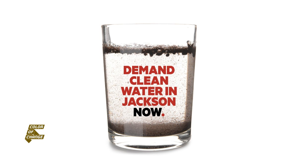 The people of Jackson, MS are at risk without clean water...this isn't the first time this happens in a majority Black city. 

Black communities are entitled to clean water. Join COC &amp; demand that necessary improvements are made to Jackson's water systems. coc.is/JacksonWaterCr…