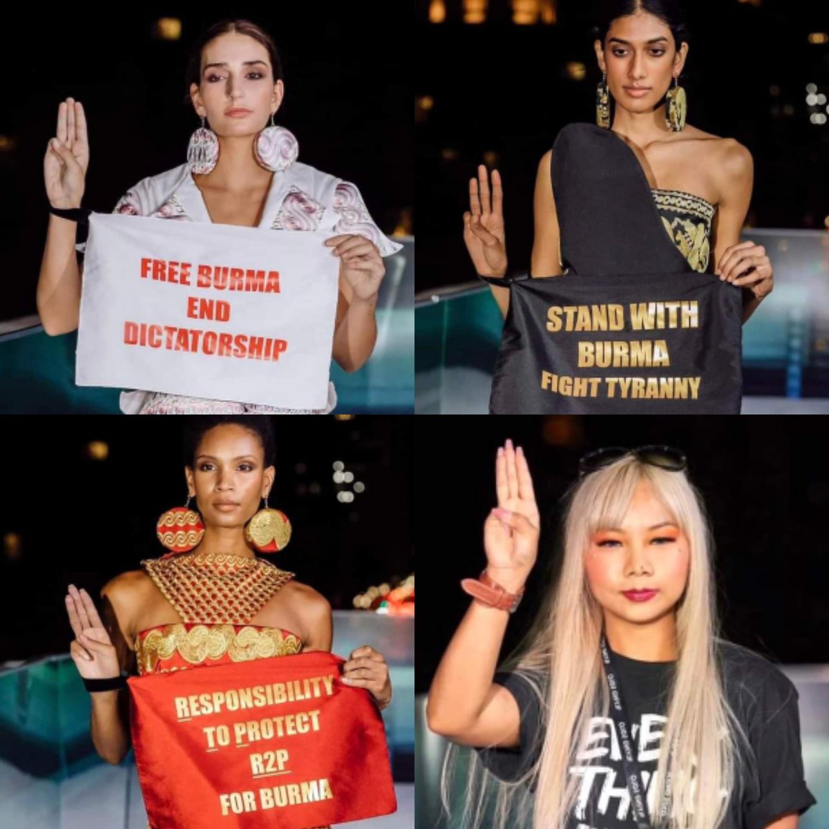 ThuYain00356118's tweet photo. UN , Do Not Hesitate To Accept Our Will.
#2022Sept18Coup 
#UKyawMoeTunIsOurAmbassador 
#NewYorkFashionWeek2022
#WhatsHappeningInMyanmar https://t.co/U4PCijfugd