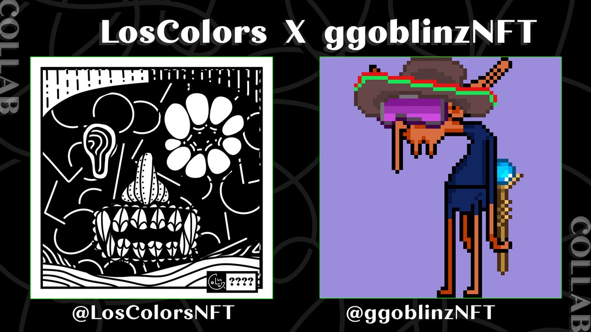 LosColorsNFT's tweet image. LosColorsNFT X ggoblinzNFT
🎁 #WhitelistGiveaway 

-10x WL from @ggoblinzNFT 
-10x WL from @LosColorsNFT

To enter:
1️⃣Like &amp;amp; RT
2️⃣Follow @ggoblinzNFT  &amp;amp; @LosColorsNFT
3️⃣Tag 3 Friend

⏱Ends in 48 hours.

#NFT #ETH #FREEMINT #NFTDROP #NFTCommunity