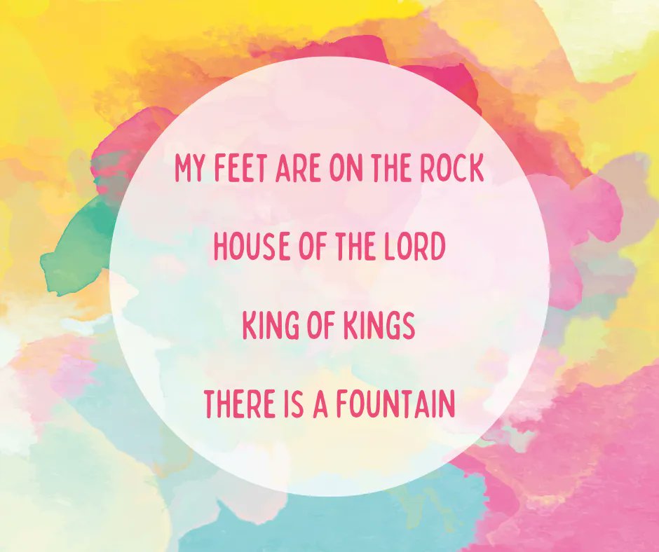 GilliamSprings's tweet photo. Worship with us tomorrow morning at 8:15, 9:30 or 11:45
My Feet are on the Rock
House of the Lord
King of Kings
There is a Fountain 

#worshipgrowfollow
#sundayset https://t.co/OWMUu2yJwj