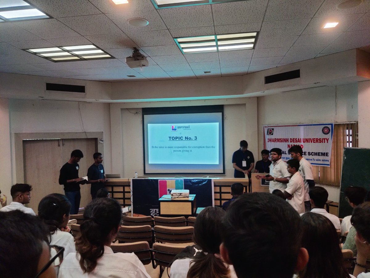 NSS_DDU's tweet photo. NSS SAMVAAD , Dharmsinh Desai University,  Nadiad, organized The Vocal Discord : A Debate https://t.co/UUhiGFPshQ
