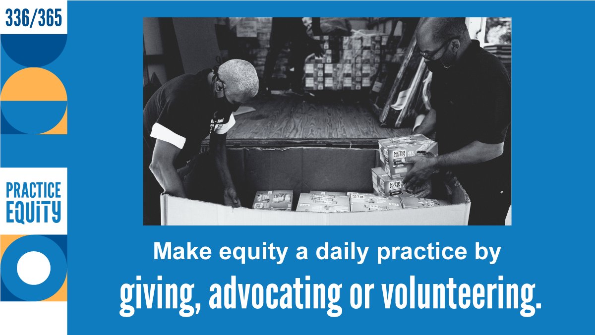 UWNCA's tweet photo. Days 335, 336 and 337/365: There are only 30 days left in our Practice Equity journey! Today, we challenge you to reflect on why you have chosen to #practiceequity, how you can #takeaction, and what you have learned.
#PE365 https://t.co/MhyzguYWzr