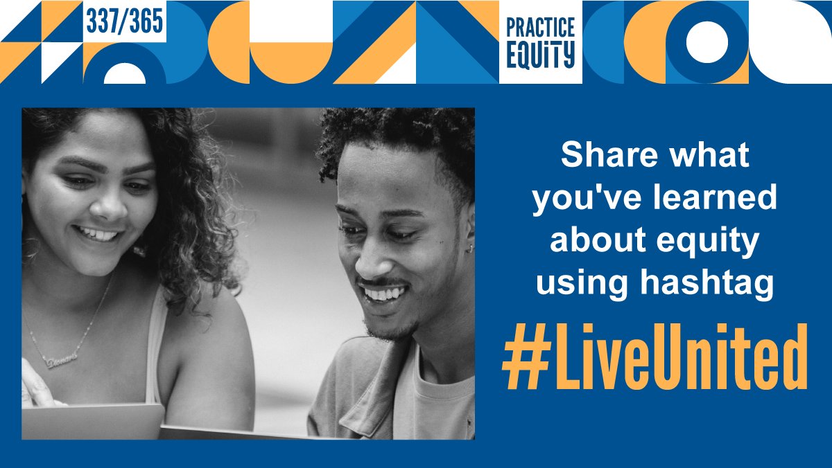UWNCA's tweet photo. Days 335, 336 and 337/365: There are only 30 days left in our Practice Equity journey! Today, we challenge you to reflect on why you have chosen to #practiceequity, how you can #takeaction, and what you have learned.
#PE365 https://t.co/MhyzguYWzr