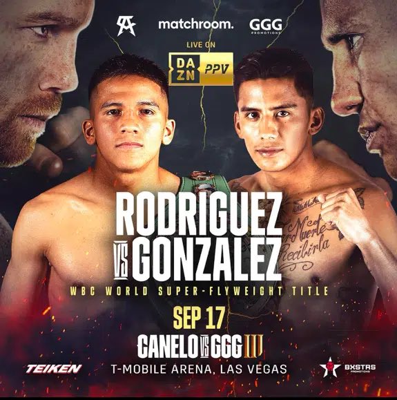 my boy <a href="/210bam/">bam</a> making a worldwide statement 🌎 tonight.. co-main 🔥🔥🔥🔥 #gggcanelo #SanAntonio #andstill
