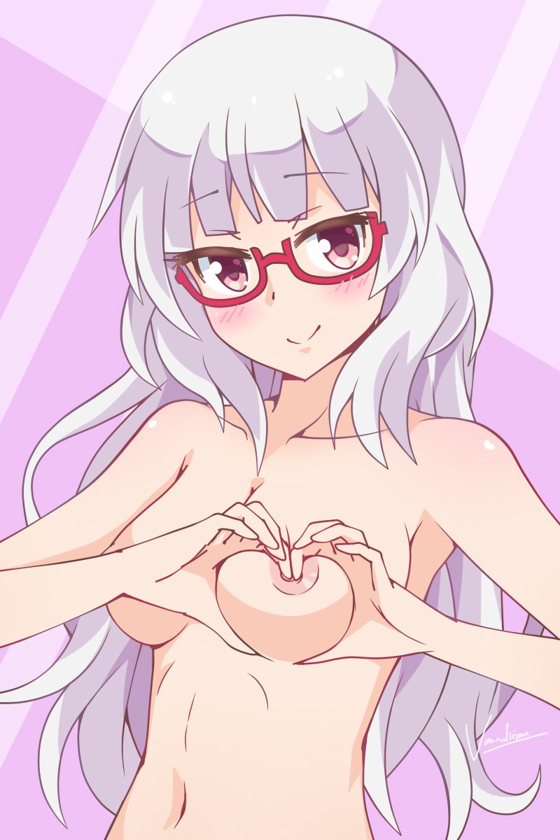 LadyRyx's tweet photo. 👓:Quieres un corazón con mis manos? mejor con mis pechos ahora que están desnudos~

#Sexrol https://t.co/Lbg5uhU2V7