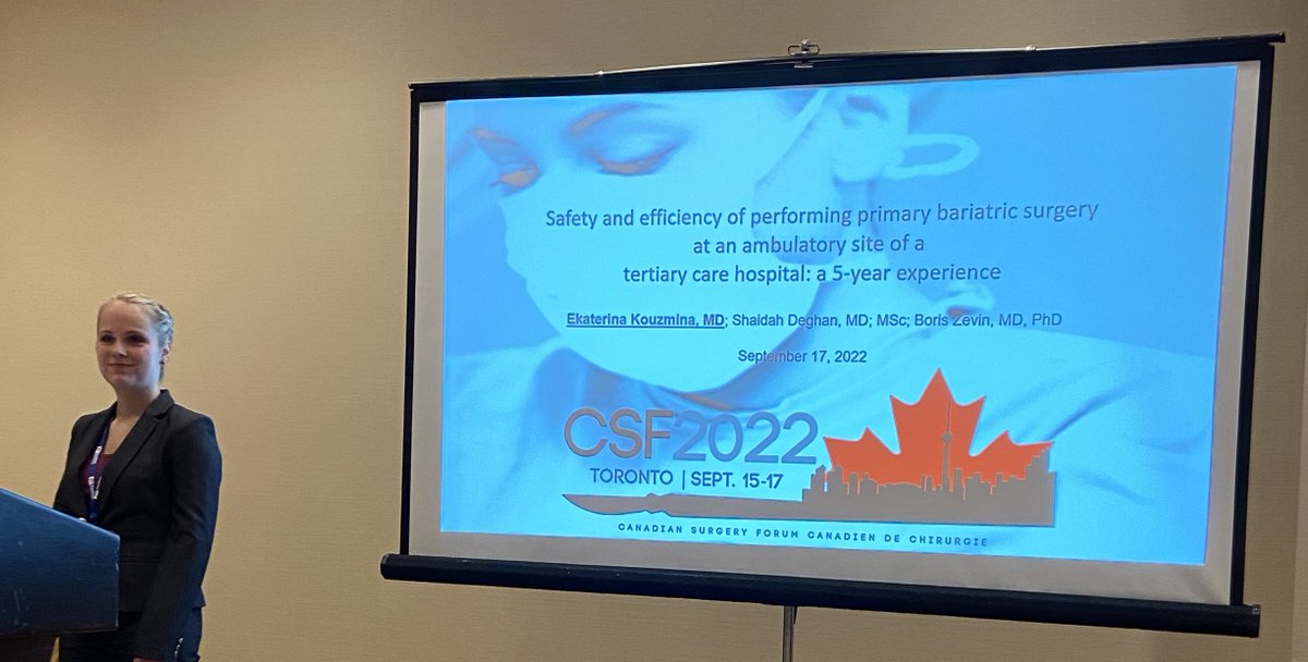 Boris Zevin (@bzevin) on Twitter photo Dr. Kouzmina <a href="/QueensGenSurg/">Queen's General Surgery</a> presenting our 5-yr experience with bariatric sx at ambulatory-site of tertiary care hospital #CFS2022 <a href="/CAGS_ACCG/">Cdn General Surgeons</a>
⬆️Efficiency (1 extra case/day)
➡️1-6% transfer rate to tertiary care hospital
🟰costs
<a href="/Cabps_Obesity/">CABPS</a> Dr. Kouzmina <a href="/QueensGenSurg/">Queen's General Surgery</a> presenting our 5-yr experience with bariatric sx at ambulatory-site of tertiary care hospital #CFS2022 <a href="/CAGS_ACCG/">Cdn General Surgeons</a>
⬆️Efficiency (1 extra case/day)
➡️1-6% transfer rate to tertiary care hospital
🟰costs
<a href="/Cabps_Obesity/">CABPS</a>