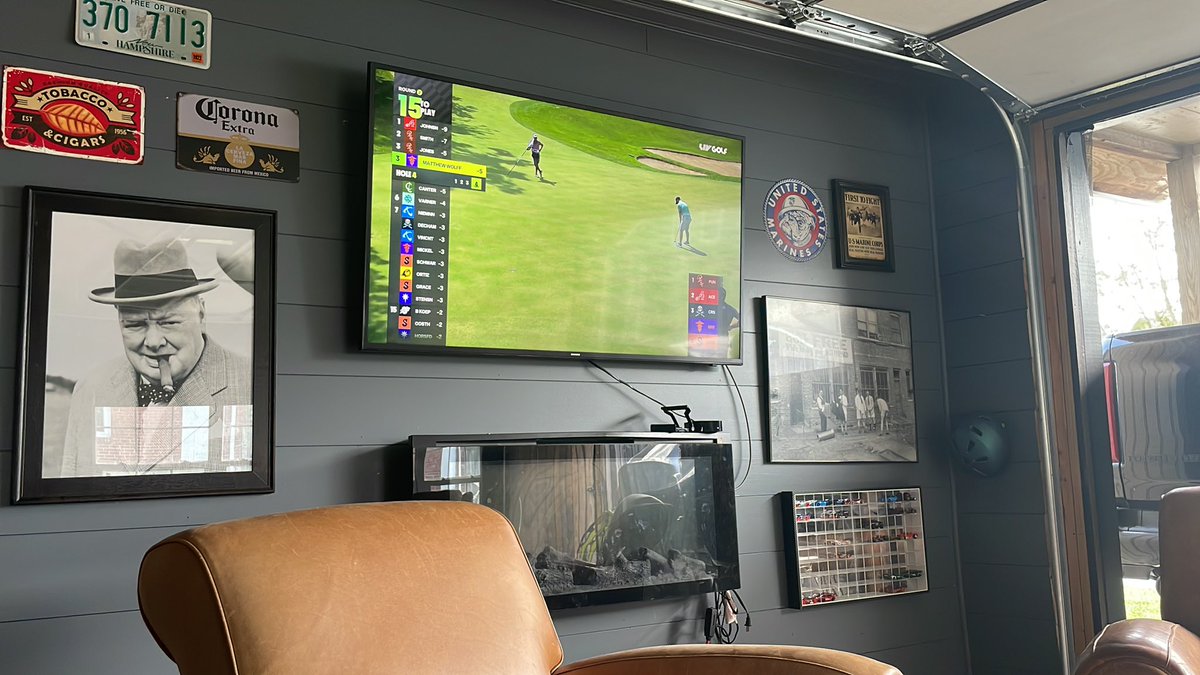 BayproGC's tweet image. #Garagemancave #LIVGolf