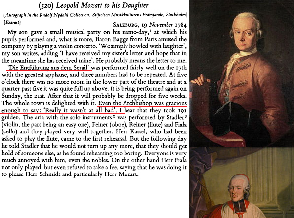 MozartCircle's tweet photo. 11-MOZART SERAIL: EVEN SALZBURG BISHOP LIKES IT IN 1784
In 1784 #LeopoldMozart organized a most famous #Salzburg performance of #Mozart 1782 success #TheSerail!
On that occasion even evil bishop #Colloredo ended up won by the music by #Mozart & said that he really liked opera! https://t.co/DXE86kU9YI