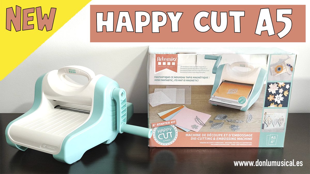 donlumusical's tweet photo. HAPPY CUT A5 ARTEMIO. UNBOXING Y CÓMO FUNCIONA. Mi última herramienta. https://t.co/yaz9lKTY3G @ArtemioBe #artemio #happycut #scrapbooking https://t.co/h4WTcu70Qr
