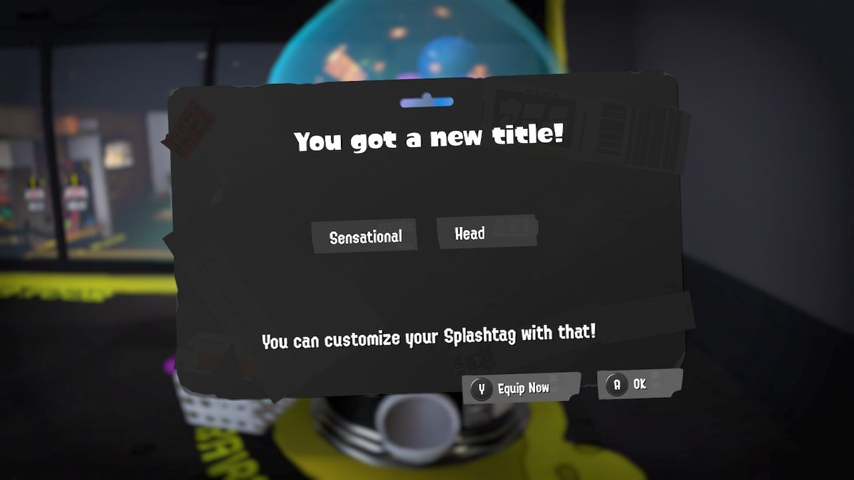 Col_Milkshakes's tweet photo. Check out my cool new splashtag from the gatchapon! #Splatoon3 #Splashtag https://t.co/62IcWvlm7h