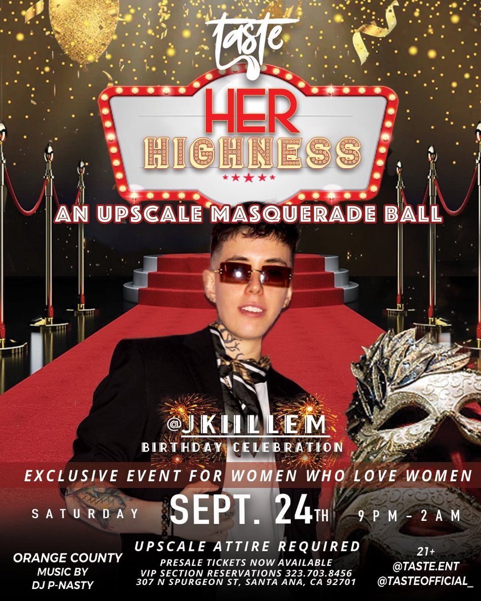 marcroseonly's tweet image. 🚨🚨 RETWEET 🚨🚨
An upscale masquerade ball for the grown &amp;amp; sexy women who love women 🎥👠👑