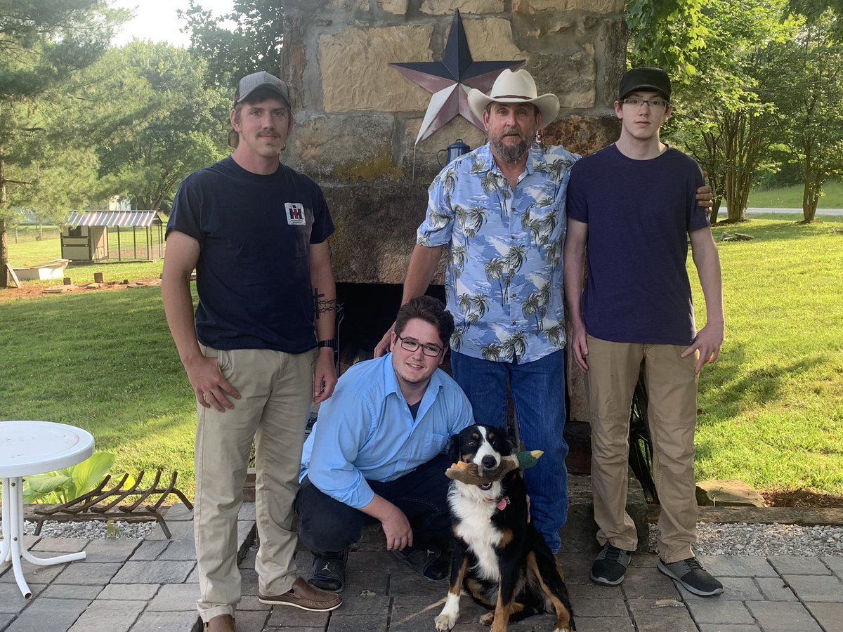 Our twins will be 21 tomorrow. My wife was inspired (lead) to back to school and became a Labor and Delivery nurse (BS). She’s delivered countless babies over her career, in many states. The Boys: Father’s Day 2020 L-R Jacob, James (with Waylon), and John. Blessed