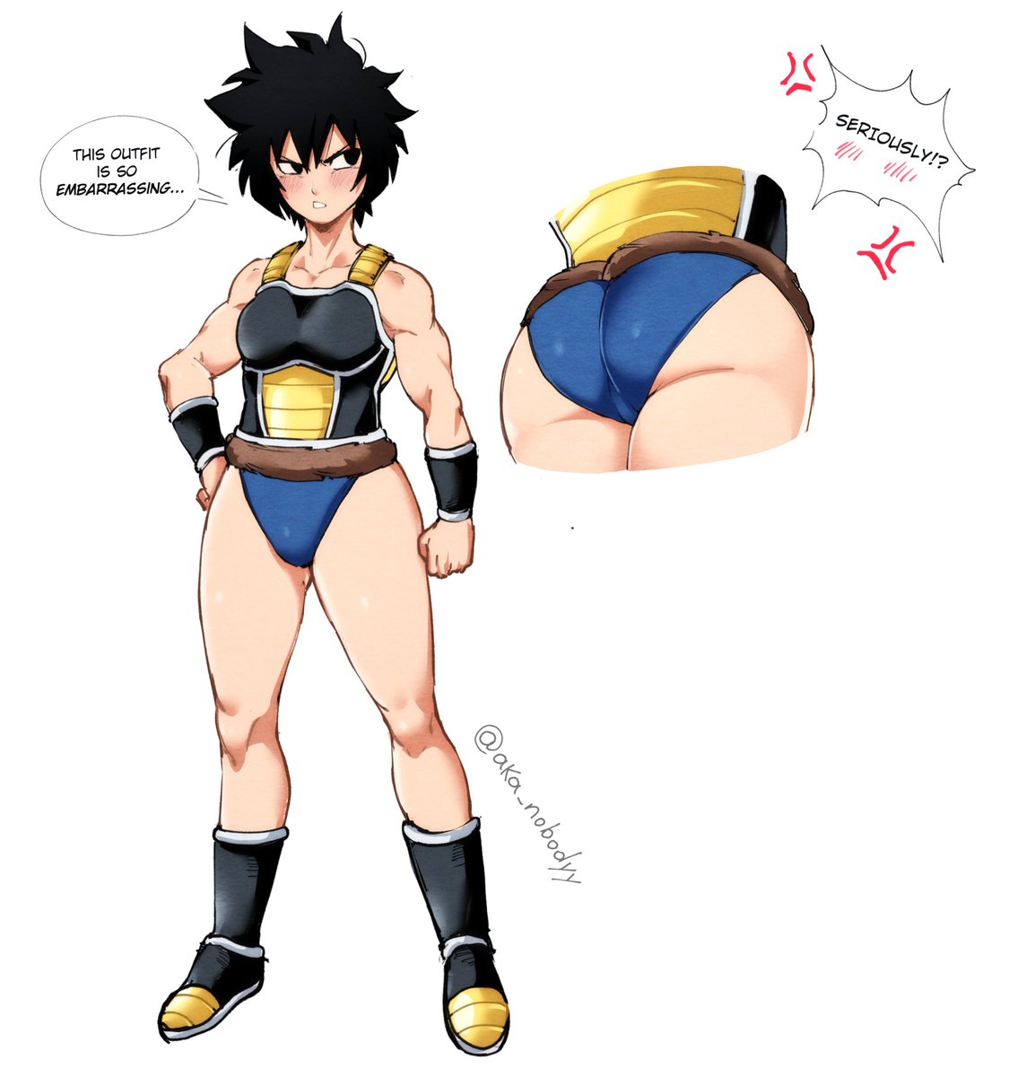 aka_nobodyy's tweet photo. Old Saiyan Armor Zukki 😳 https://t.co/CHXjSQq3Df