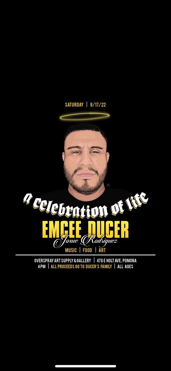DestructLA's tweet photo. Today we celebrate Life, Legacy & Love.
#RIP @dab_muska626 #JoshRodriguez 💙
Long Live #MCDucer 🙏🏽🕊 #RestInParadise https://t.co/lF9f7colOy
