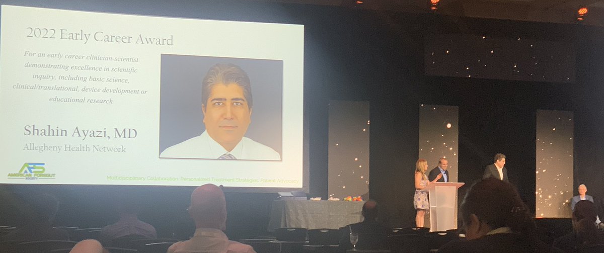 Kirsten Newhams, MD, MPH (@knewhamsmdmph) on Twitter photo Congrats <a href="/Sayazi/">Shahin Ayazi</a>! Well-deserved 2022 Early Career Award #AFS2022 <a href="/AHNesophagus/">AHN Esophageal Institute</a> <a href="/ForegutSociety/">The American Foregut Society</a> Congrats <a href="/Sayazi/">Shahin Ayazi</a>! Well-deserved 2022 Early Career Award #AFS2022 <a href="/AHNesophagus/">AHN Esophageal Institute</a> <a href="/ForegutSociety/">The American Foregut Society</a>
