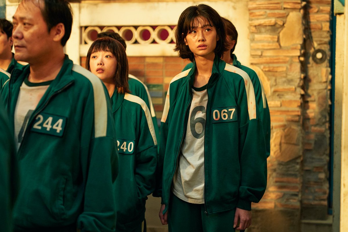 netflix's tweet photo. Squid Game was released one year ago today! https://t.co/rNdKraRXkg