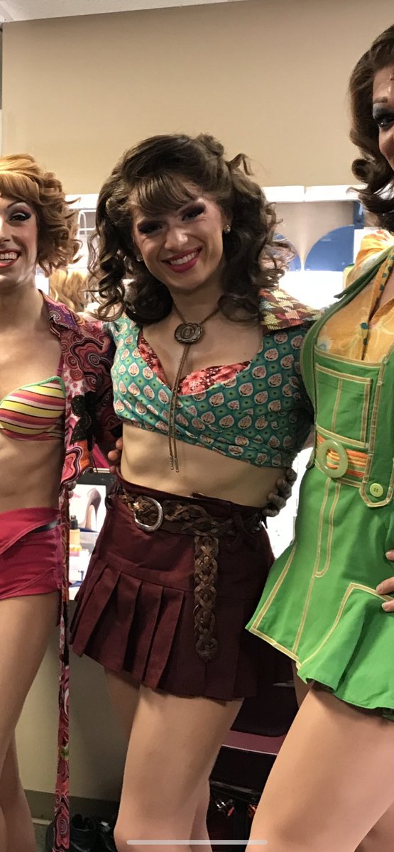 elle_deran's tweet photo. here is a picture of me in the k*nky b**ts national tour right before I got a call from our company manager that my “costumes were looking a little tight” and I needed to lose weight… https://t.co/zirbMyyYMV