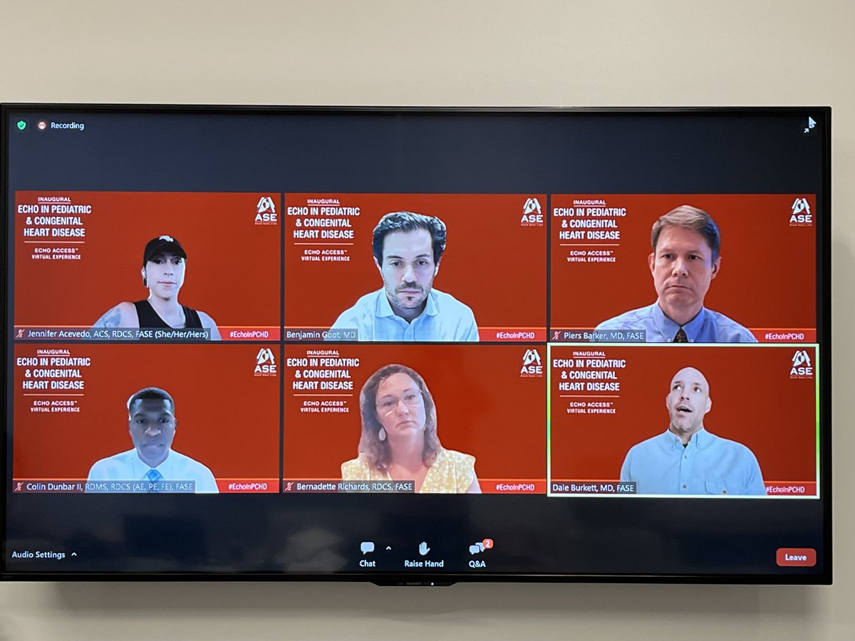 Such a great session on well being at #ASEPCHD22.  Congratulations to all of our fantastic speakers and moderators. <a href="/ASE360/">American Society of Echocardiography</a> <a href="/MelisWasserman/">Melissa Wasserman</a> <a href="/colin_dunbar2/">Colin Dunbar II</a> <a href="/BernadetteEcho/">Bernadette Richards</a>