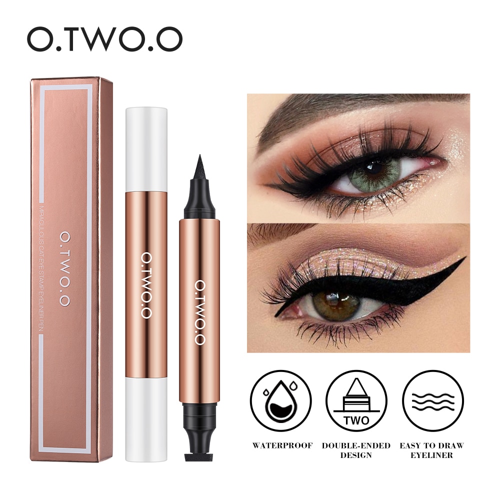 cserraestudo's tweet photo. O.TWO.O Eyeliner Stamp Caneta Delineador Líquido Preto À Prova D'Água Seco Rápido Lápis Delineador de Olhos de Ponta dupla para Cosméticos Femininos.
https://t.co/5zdorittBL https://t.co/ZXOGAy0z5e