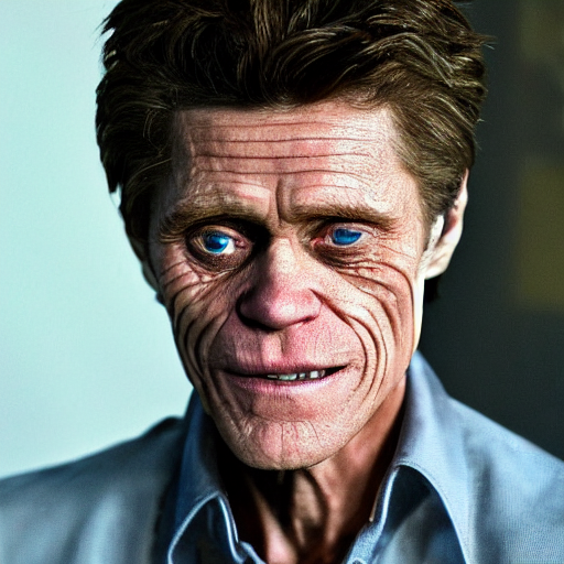 AI Generated Curiosities on Twitter "RT ai_curio_bot willem dafoe as