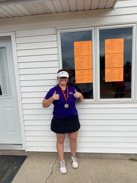 CantonGirlsGolf's tweet photo. We competed at the Annual Macomb Invite today! Ryleigh Moser shot a 78 for a new personal best! She tied for first, but ended up placing 3rd overall after tie breakers. Very proud of our girls today! https://t.co/eCTmYITBsg