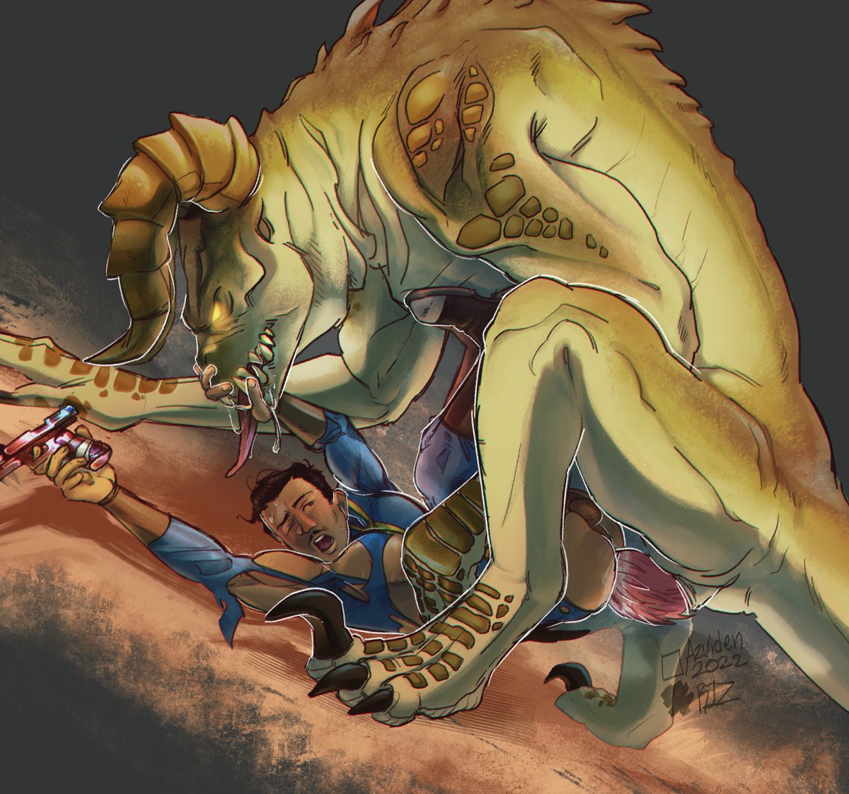 ManticoreCock's tweet photo. an unsuspecting vaultdweller learns the dangers of the wasteland. Never stood a chance smh

(Lines by me, color by @itsthenutzone ) https://t.co/btQ6SBAtT5