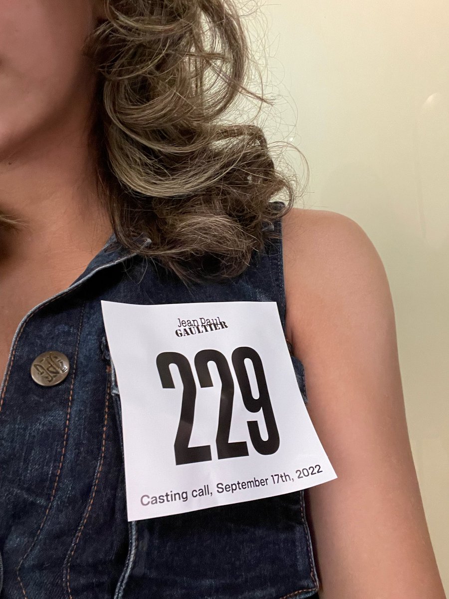 Soooo.. today was crazy. I went to the Jean Paul Gaultier HQ in my vintage Gaultier denim vest. a dream coming true yeah