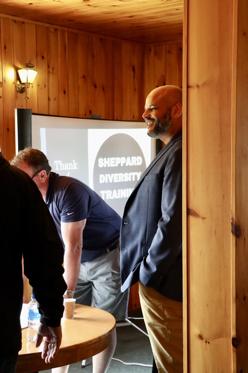Nice to have our new Diversity, Equity &amp; Inclusion consultant, Bradley Sheppard spend the day with us in Rustico! 

He provided training &amp; education to our Staff, Board and Council members along with leaders from #PEI Minor Hockey Associations! 👏
