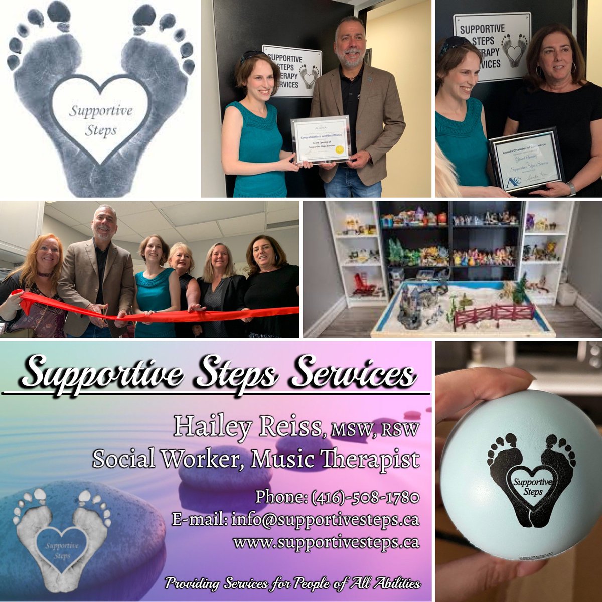 lendyl_dsouza's tweet photo. A very special #congratulations to my sister-in-law @HR1818 on the official opening of her clinic! It was a wonderful afternoon celebrating her success with @TMrakas and Members of Council! #supportivesteps #socialwork #grandopening #proudofu https://t.co/6zIahCFsz0