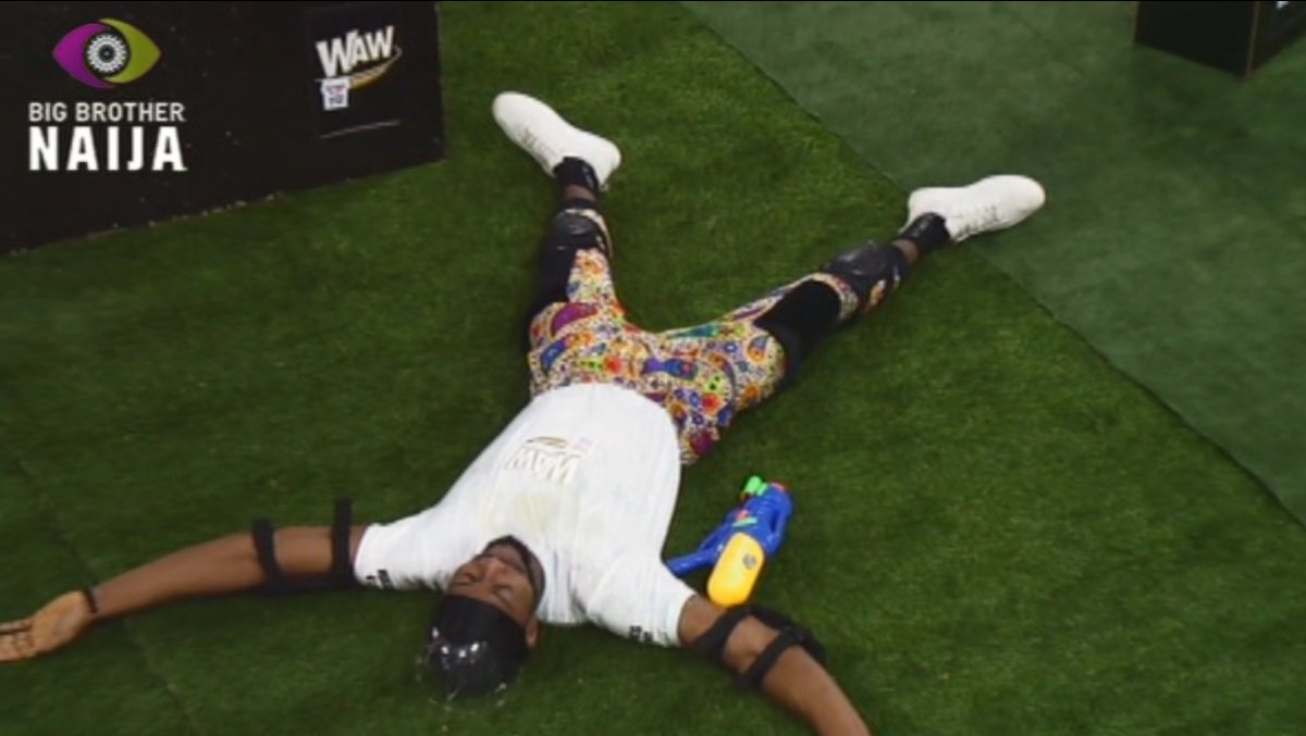 BBNaija's tweet photo. Team 1, which includes Bryann, Chomzy, Phyna, Hermes, Rachel, Dotun, Allysyn, and Chizzy, have won the shoot-out Challenge. 

Click here ➡️ https://t.co/NhcdNV9FOG for more #BBNaija gist. https://t.co/czLUAd7knb