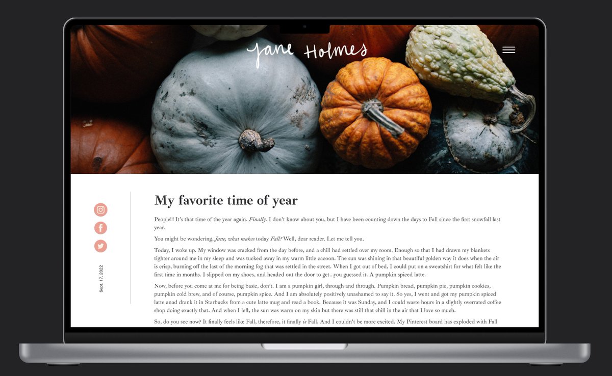 JenSpenceDesign's tweet photo. Day 35/100 of #DailyUI - create a blog post. #dribbble #uidesign #graphicdesigner #100daychallenge #userinterface #uxdesign #figma #webdesign https://t.co/fpjVtJ85wD