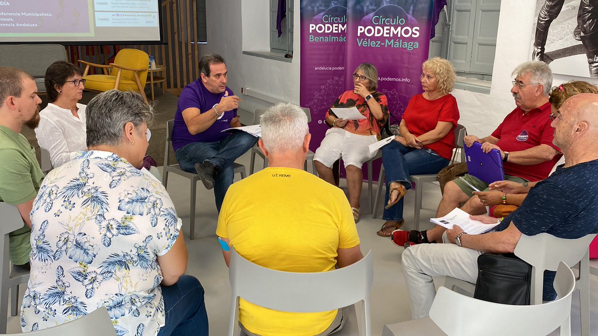 Maribel_Alh's tweet photo. Hoy hemos celebrado nuestra Asamblea @podemosprovMLG jornada de reflexión y debate con nuestras bases, construyendo hoja de ruta hacia las municipales. El 24 nos vemos en Conferencia @Podemos_AND. 💜 Podemos ha venido a quedarse, y estará en las municipales!! https://t.co/B4WEfN3IVj
