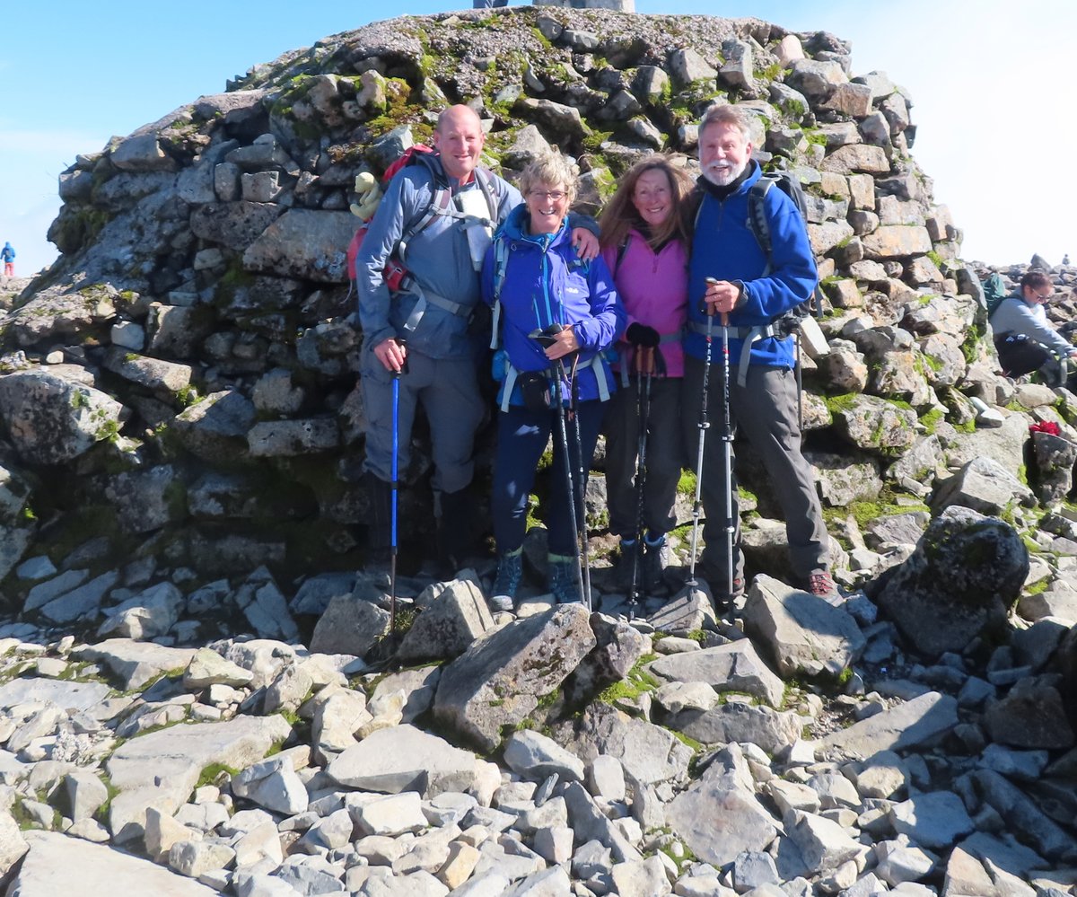 A bit of an epic on Ben Nevis. Went up with a couple of friends to give morale support, I also had a top to do on it. On the way down, came across an injured lady. Ended up on phone to police &amp; mountain rescue. Walked casualty to half way lochan where she was evacuated by heli.