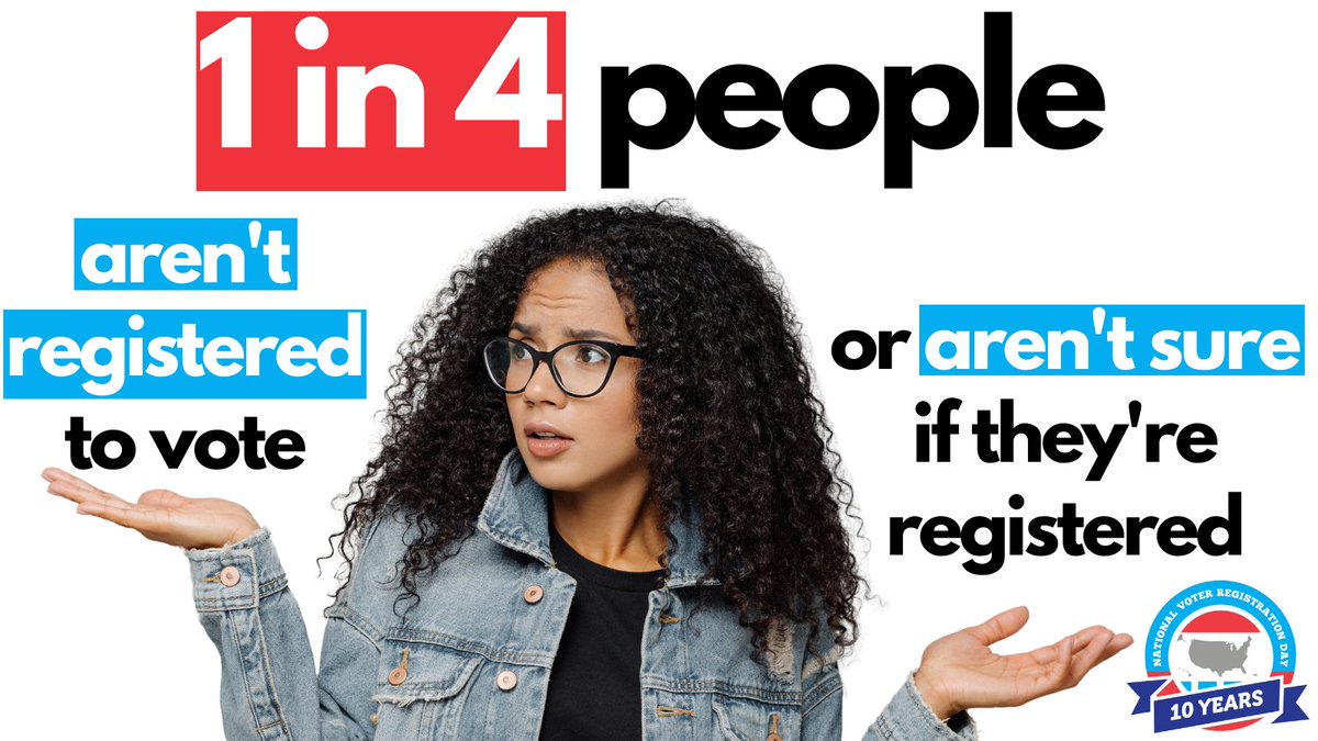 Tues. Sept. 20th is National Voter Registration Day. Representatives from the LWV of Wm. Co. will be at the Franklin Library (10:00-2:00) and the Brentwood Library (9:30-2:00) to help register voters.