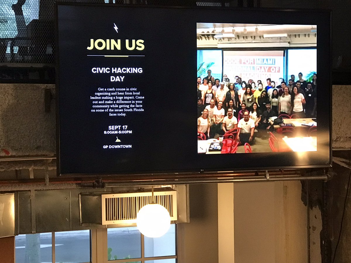 hectoriribarne's tweet image. Attending @codeforsouth hackathon at @GenProvision #hackathon #CivicTech @codeforamerica @CodeForMiami