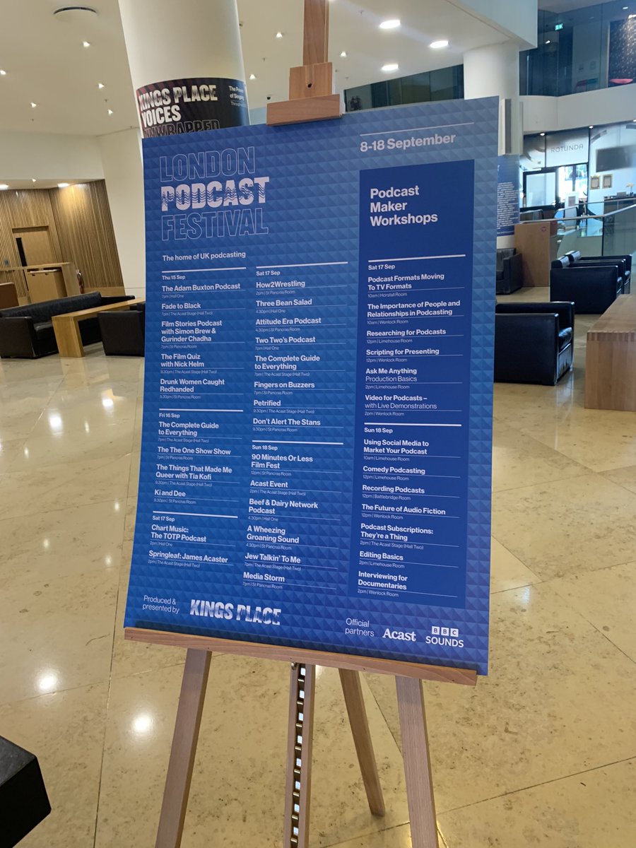 riseshineaudio's tweet image. Who made it down to the podcast makers weekend talks today? Thanks to all who participated and hope to see more of you tomorrow!