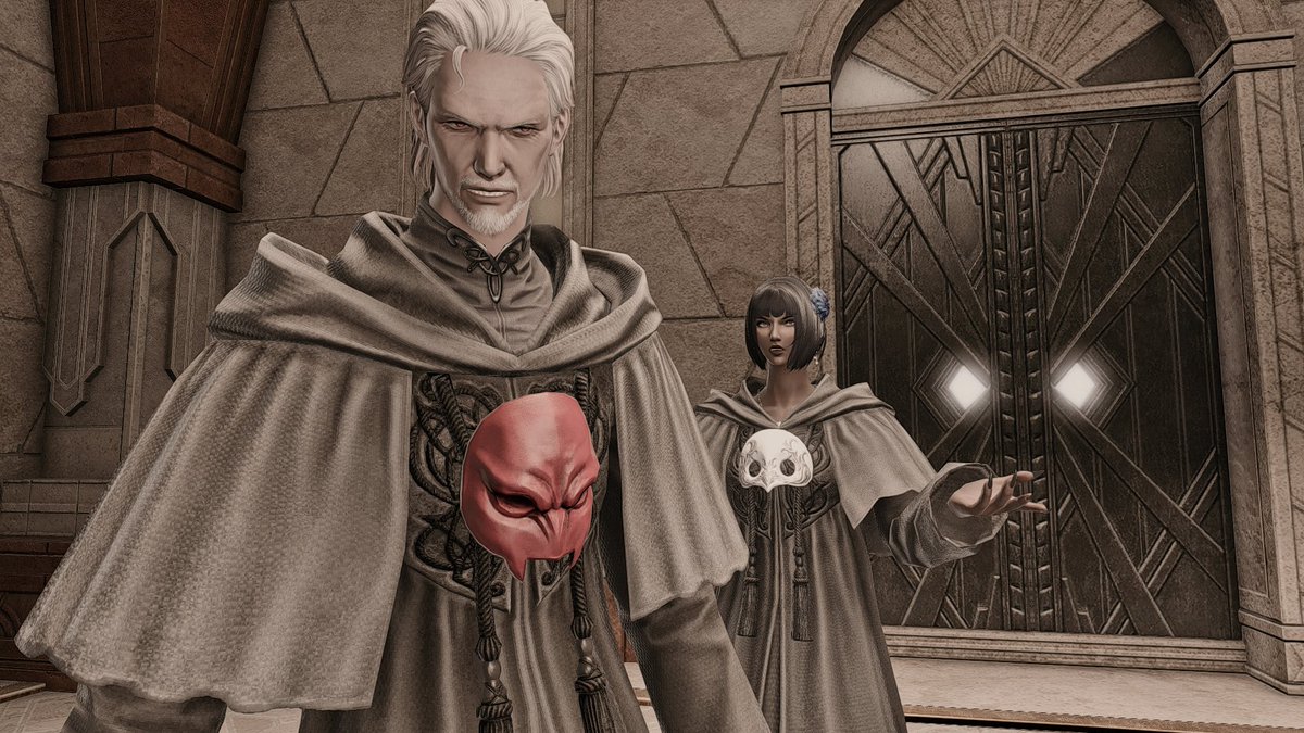 the_luoya's tweet photo. Lahabrea getting pissed at Enyo (My Azem) for giving him a 6 page dissertation on why he should be blowing her back out.

#ffxivsnaps #GPOSERS #GShade #EorzeaPhotos #FF14screenshots #NenekoColorS #FFXIVScreenshots #azem #lahabrea #anamnesis https://t.co/YDC84H3Ztf