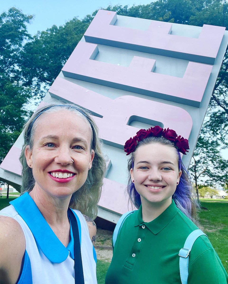 kfay's tweet photo. Alice in Wonderland outdoor escape room in downtown Cleveland!
🌹
I was Alice; Alex was the red rose. It was a fun concept - an app guided quiz/game around the city. Best part was seeing the costumes! Favorite was the bread-n-butterfly! https://t.co/160KGRYxv8