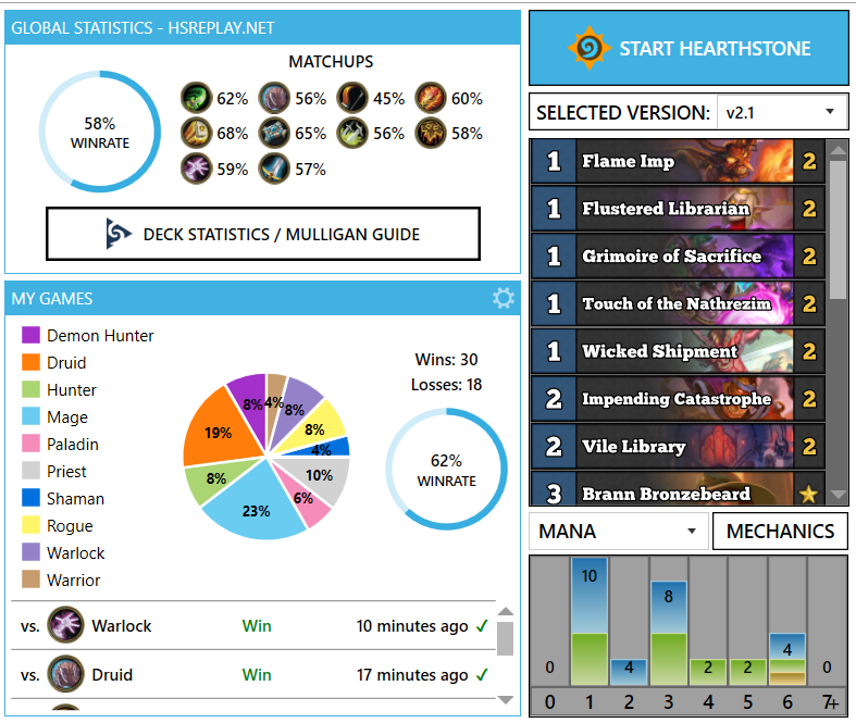 WingsinFour's tweet photo. Late legend with Imp Curse Warlock! Wasn't sure if I would get there this month but this deck is just so consistent https://t.co/NJIBBaSLPy