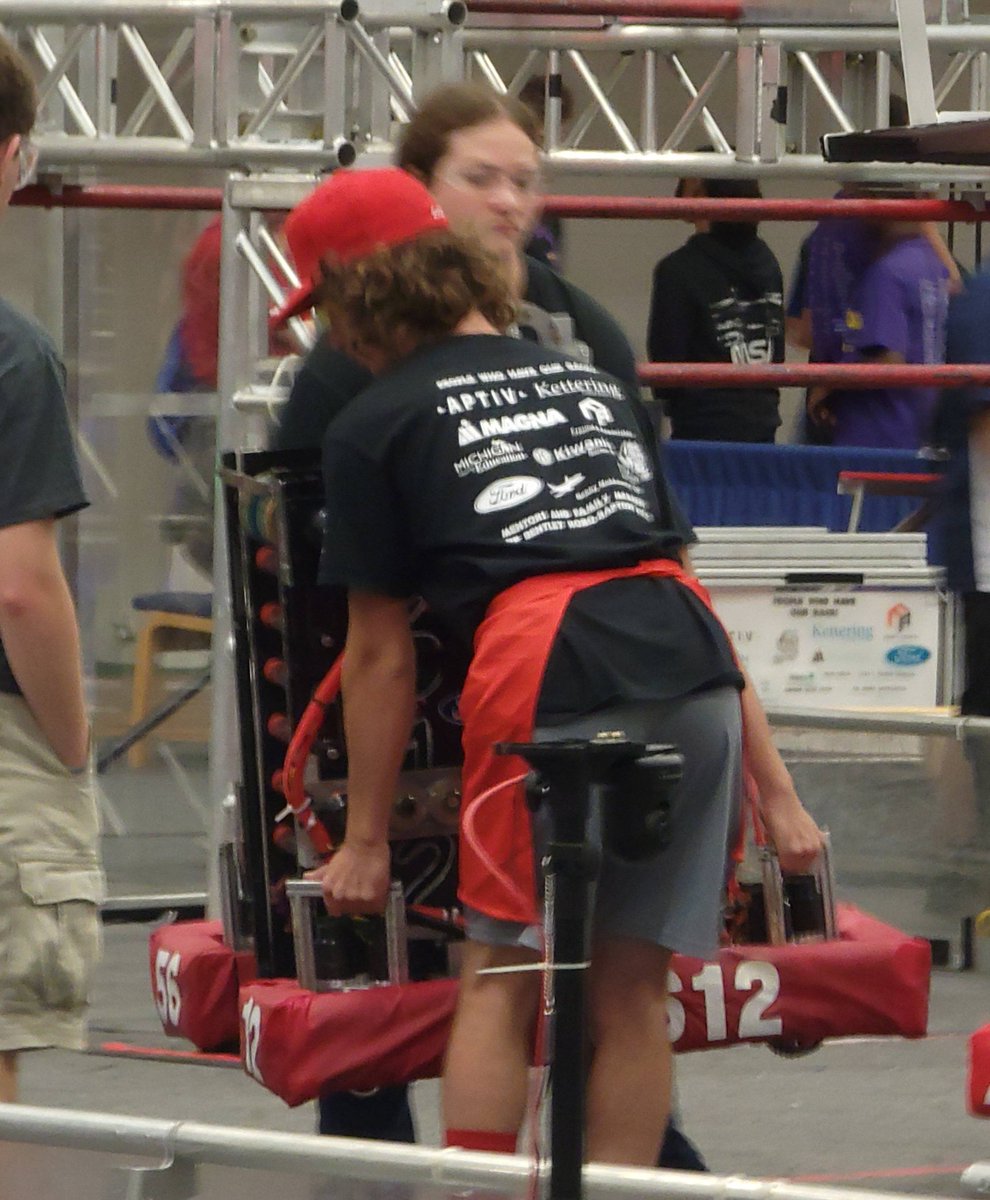 Queuing up for our last qualifying match.