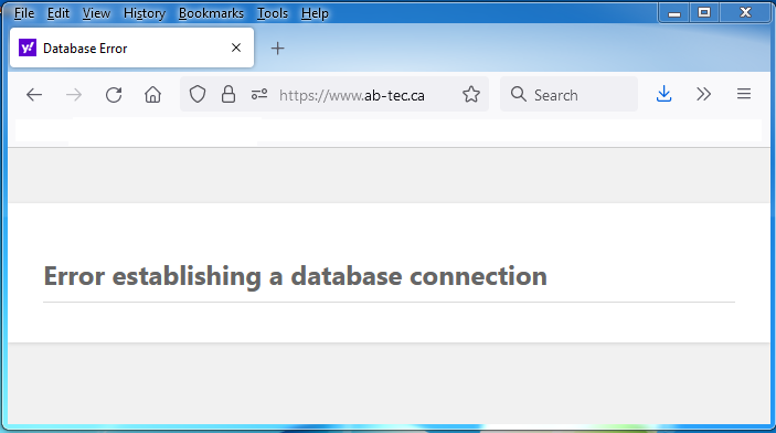ABTec_Solutions's tweet image. It looks like hosting your website site with top provider is a wrong choice. Our website ab-tec.ca is down for 2 weeks. @Yahoo #YahooSmallBusiness @turbifybiz  #InfiniteComputerSolutions @Verizon does not care. All attempts w/ tech-support went down the drain.