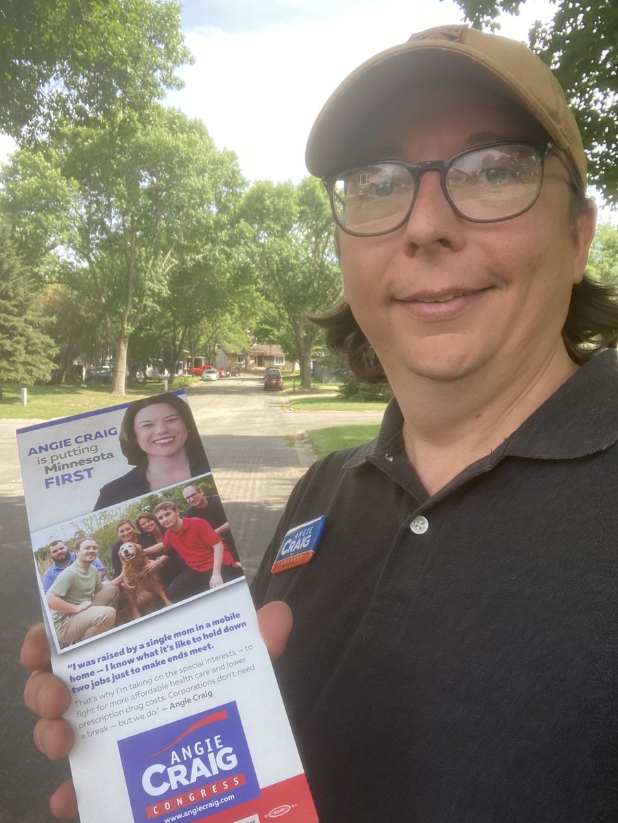 Ian Vaver (@ianvaver) on Twitter photo Out on the doors today with <a href="/VoteBetty/">Betty McCollum for Congress</a> in support of <a href="/AngieCraigMN/">Angie Craig</a>. Let’s keep these amazing women in congress working for Minnesota families. #DFL <a href="/MinnesotaDFL/">Minnesota DFL Party</a> Out on the doors today with <a href="/VoteBetty/">Betty McCollum for Congress</a> in support of <a href="/AngieCraigMN/">Angie Craig</a>. Let’s keep these amazing women in congress working for Minnesota families. #DFL <a href="/MinnesotaDFL/">Minnesota DFL Party</a>
