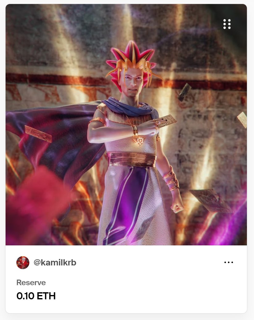 First 3 pieces available now! "LEGENDS" collection only on  <a href="/foundation/">Foundation 🌐</a> !

foundation.app/collection/leg…

#nft #songoku #rickandmorty #yugioh #dragonball #dragonballz #NFTCommunity #nftart #NFTcollection